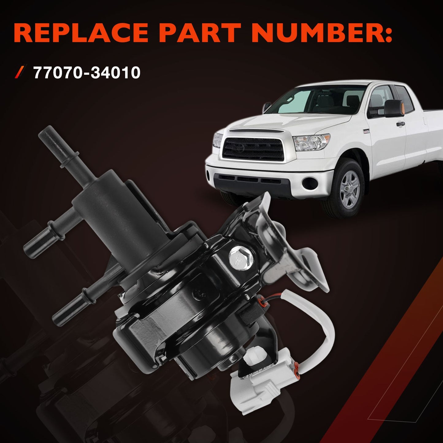 77070-34010 Fuel Tank Reservoir Solenoid Valve For 2008-20 Toyota Tundra Sequoia