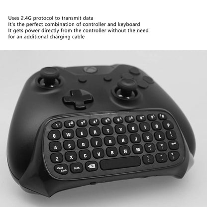 Wireless Keyboard Chatpad For Xbox Series X/S One S/X Controller W/3.5mm Jack