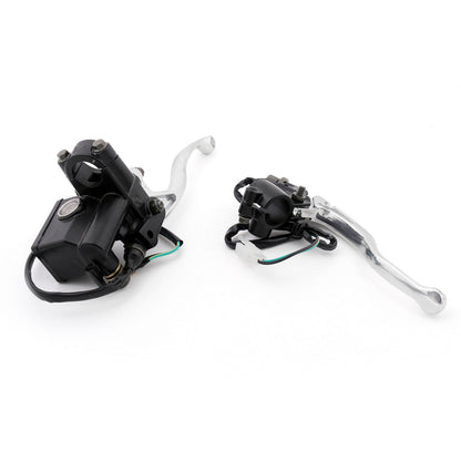 7/8" Handlebar Reservoir Brake Clutch Levers For Yamaha TDR 125 250 240