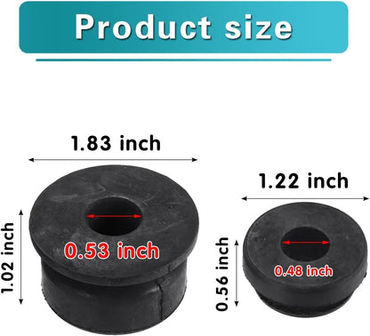 4Pcs Lower & Upper Radiator Rubber Mount Bushing Grommets for Honda Accord Civic