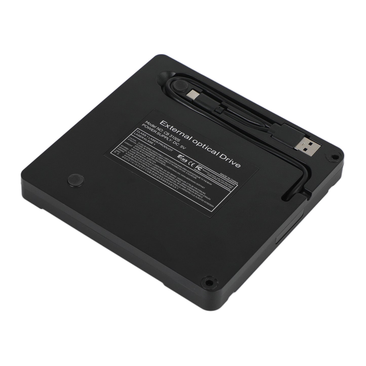 USB Type-C 7 IN 1 External ray Disc Writer  Reader CD DVD Drive USB 3.0