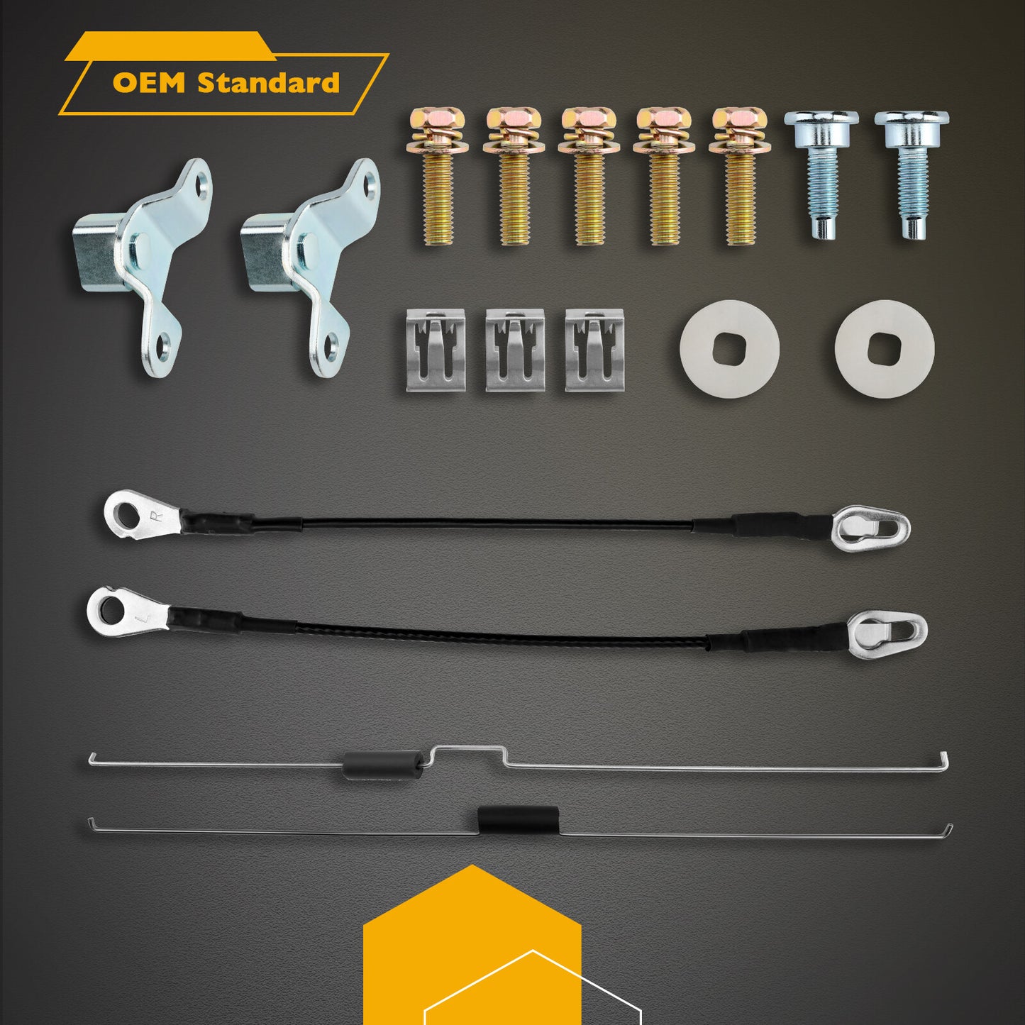 Tailgate Latch Handle Rebuild Kit For 07-14 Chevy Silverado GMC Sierra 20928119