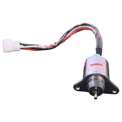 Solid Spare 119653-77950 Fuel Shutoff Solenoid for Yanmar 3TNE84 3TNE88 4TNE84 3TNV70 3TNV76