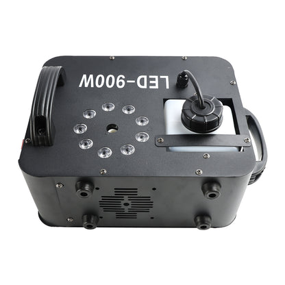 900W RGB LED Light Smoke Fog Machine Stage Fogger DJ Spray Smoke Effect