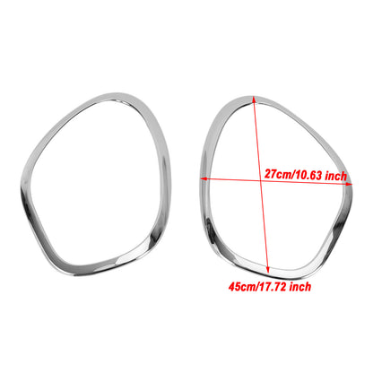 2X Chrome Headlight Trim Ring Bezels For Mini Cooper R60 Countryman 2011-2016 15