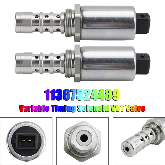 2PCS Variable Timing Solenoid VVT Valve 11367524489 for BMW 540i 740i 740il X5