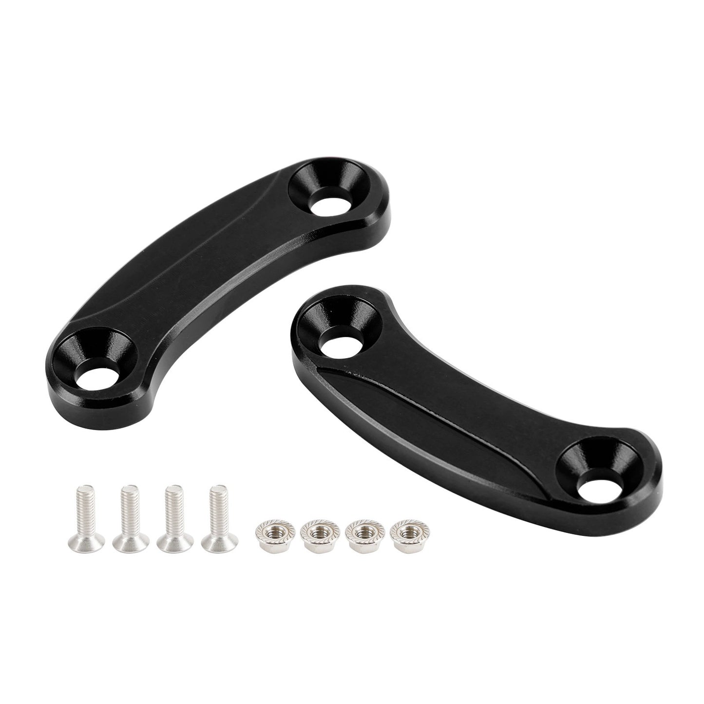 Black mirror delete blanking block off plates For Kawasaki ZX-10R 2016-2023 2022