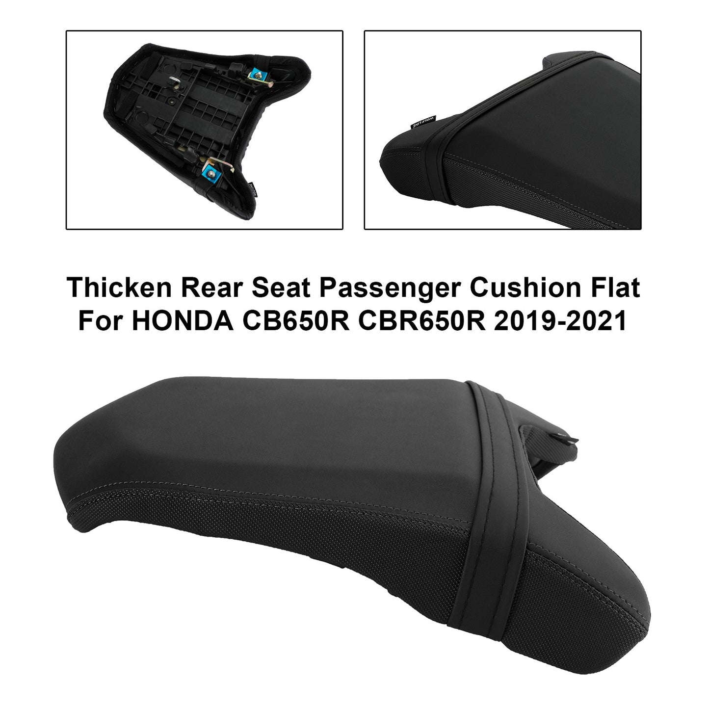 Rear Passenger Seat Cushion Tail Pu Flat Black A For Honda Cb Cbr 650R 19-2