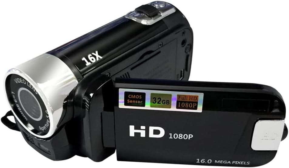 1080P HD Camcorder Digital Video Camera TFT LCD 24MP 16X Zoom DV AV