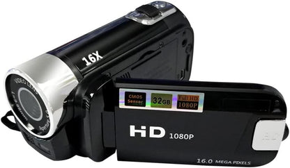 1080P HD Camcorder Digital Video Camera TFT LCD 24MP 16X Zoom DV AV