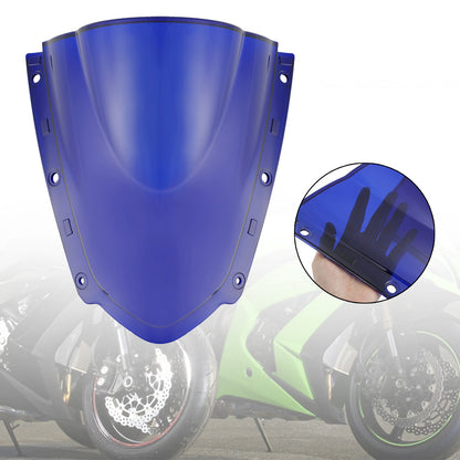 Windshield Windscreen Protector for Kawasaki Ninja ZX-10R 2021~2024 blue