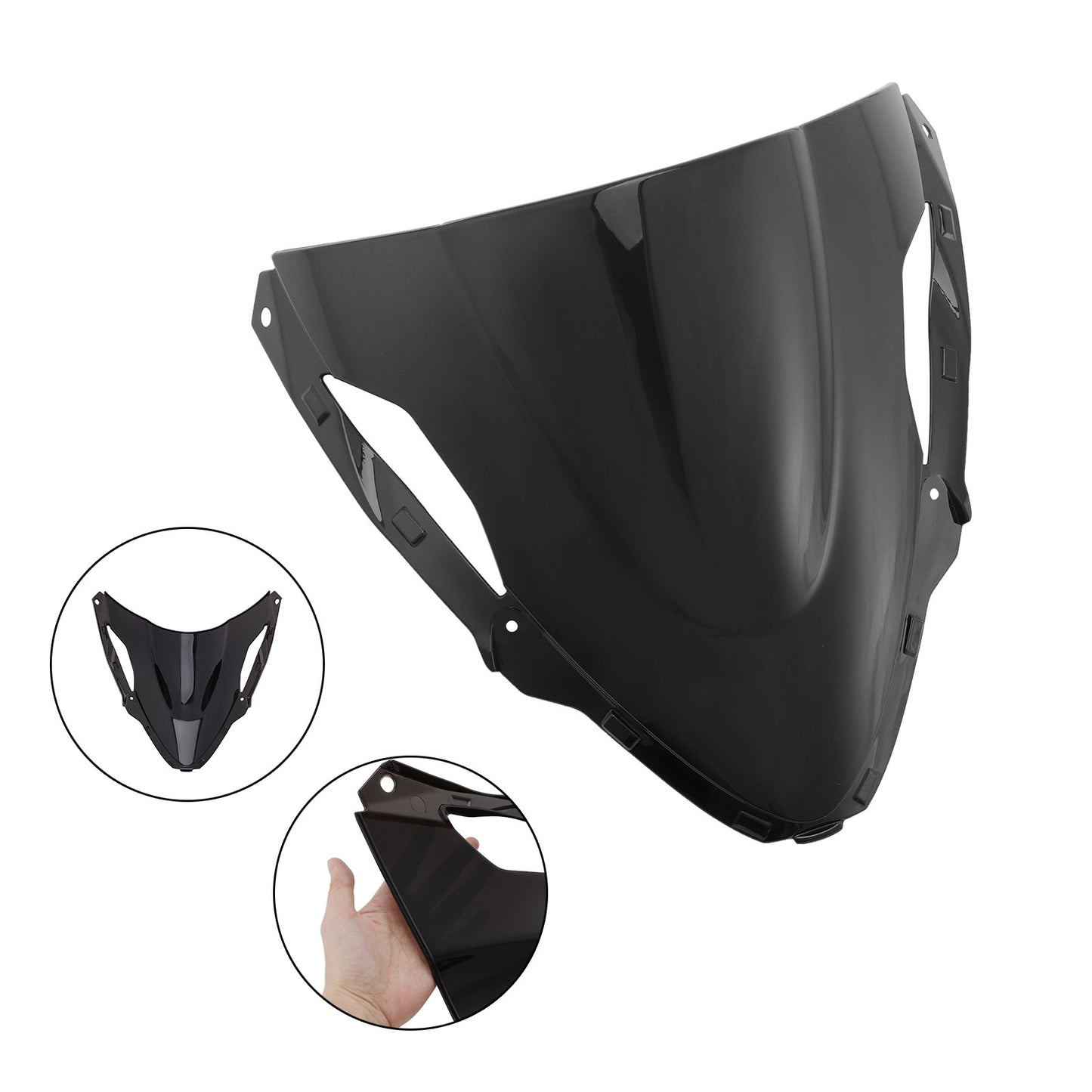 Windshield Windscreen for Kawasaki ZX6R 636 2024-2026