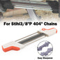 ??2 IN 1 Easy Chainsaw File Chain Sharpener Kits 7/32 5.5mm For Stihl 3/8"P 404"