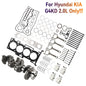 G4KD 2.0L Engine Overhaul Rebuild Kit Crankshaft Connecting Rods for Hyundai Kia