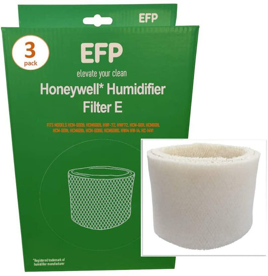 Solid Spare 3 EFP Humidifier Filters for Honeywell HCM-6009 HWF-72 HCM-6011 HW-14 Filter-E