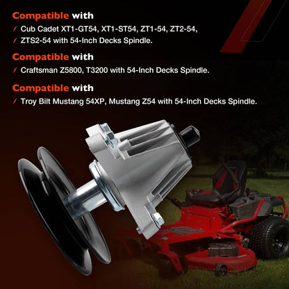 Mower Deck Spindle For Cub Cadet XT1-GT54 ZT1 Craftsman MTD 54" Deck 618P09236