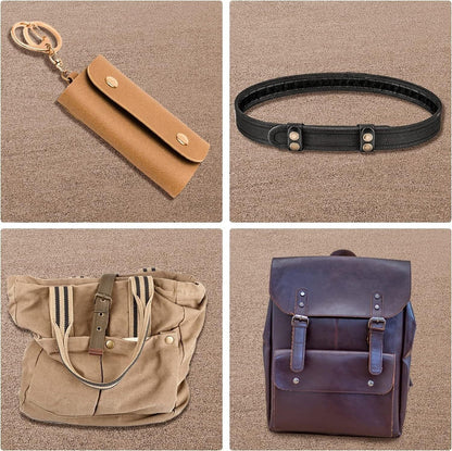 37 Sets Snap Fastener Kit 15MM Press Stud Cap Button Marine Boat Canvas Leather