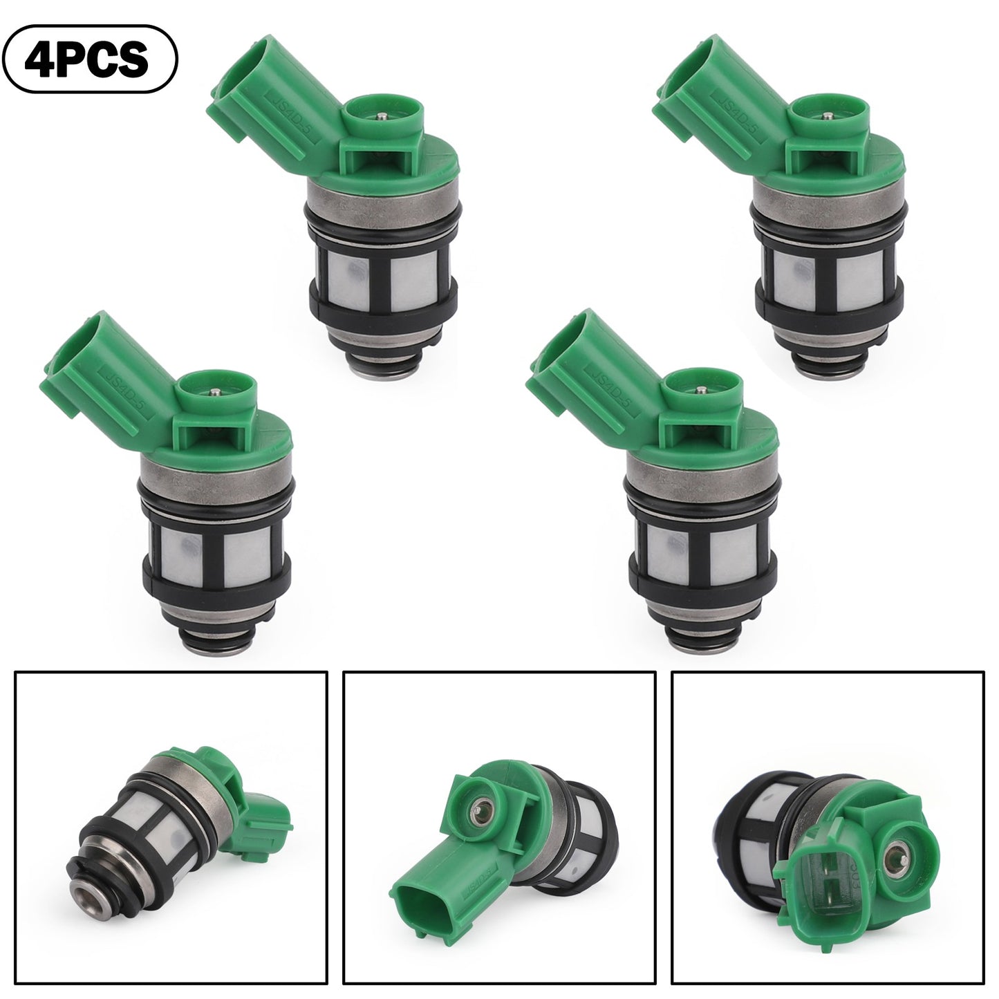 4x New Fuel Injectors For 96-04 Nissan Pickup Frontier Xterra 2.4L