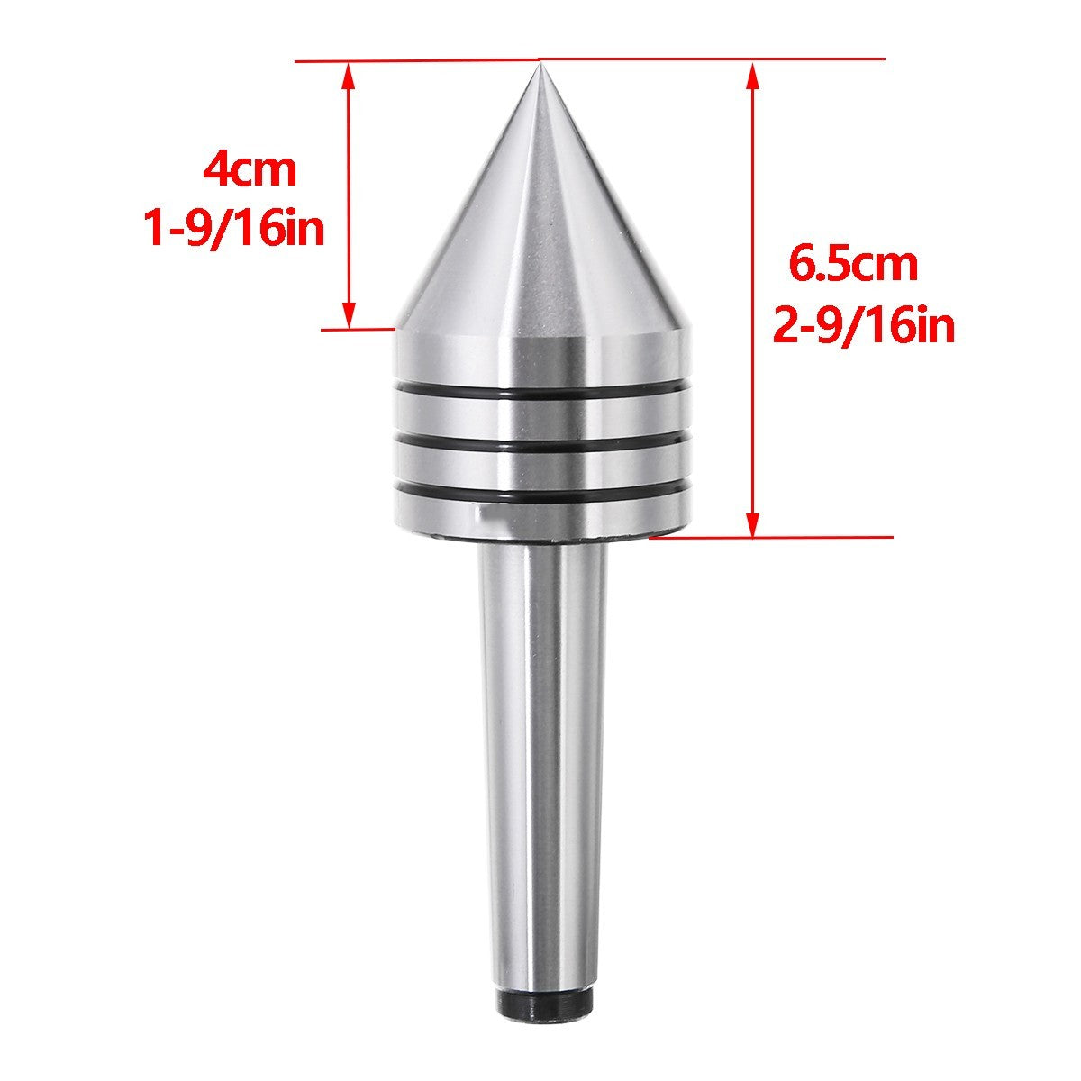 MT2 Live Center Morse Taper Triple Bearing Tailstock Center For CNC Lathe Tool