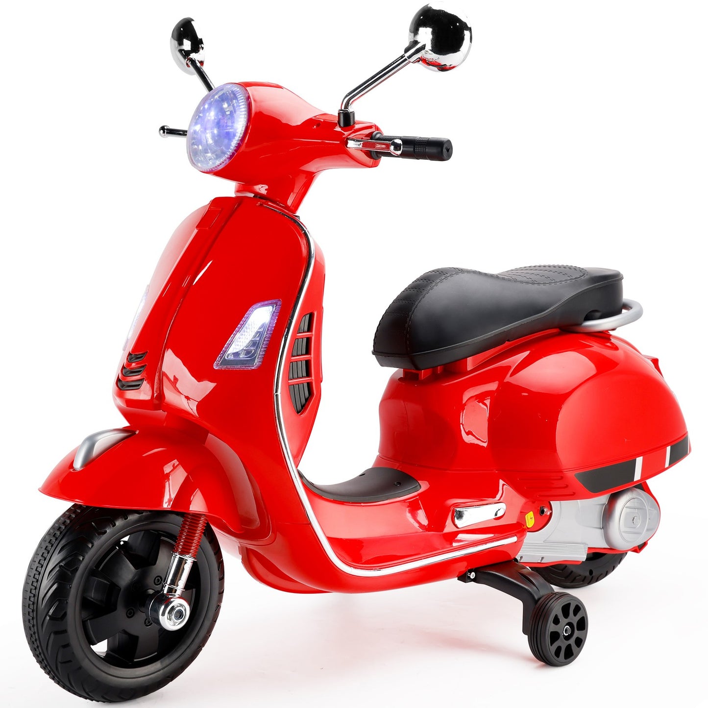 ??Dual Electric 6V Ride On Motorcycle Toy Car For Kid 3 Wheeler Toy Car Red