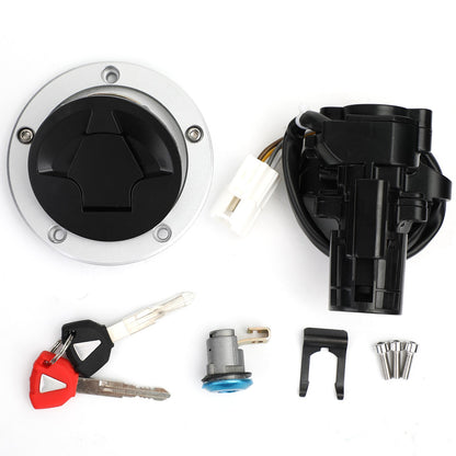 Ignition Switch Fuel Gas Cap Seat Lock Set for Kawasaki ZX636 ZX1000 Ninja 11-19