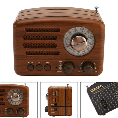 Retro-Style Decorative Radio Mini Multifunction Music Player Bluetooth Speaker