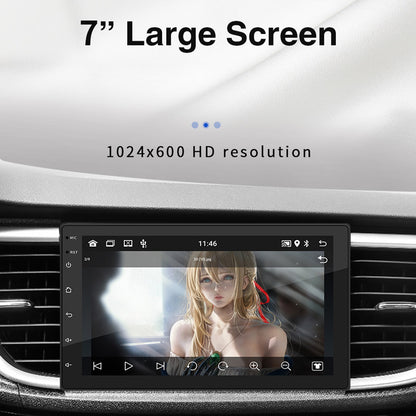 7" Android 10 2G+64G Quad Core GPS WiFi Bluetooth Car Stereo MP5 Player Carplay