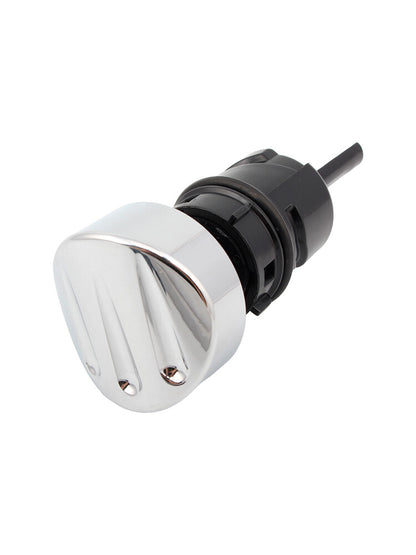 Oil Dipstick Tank Cap Plug For Sportster XL883 XL1200 2004-2016 Silver