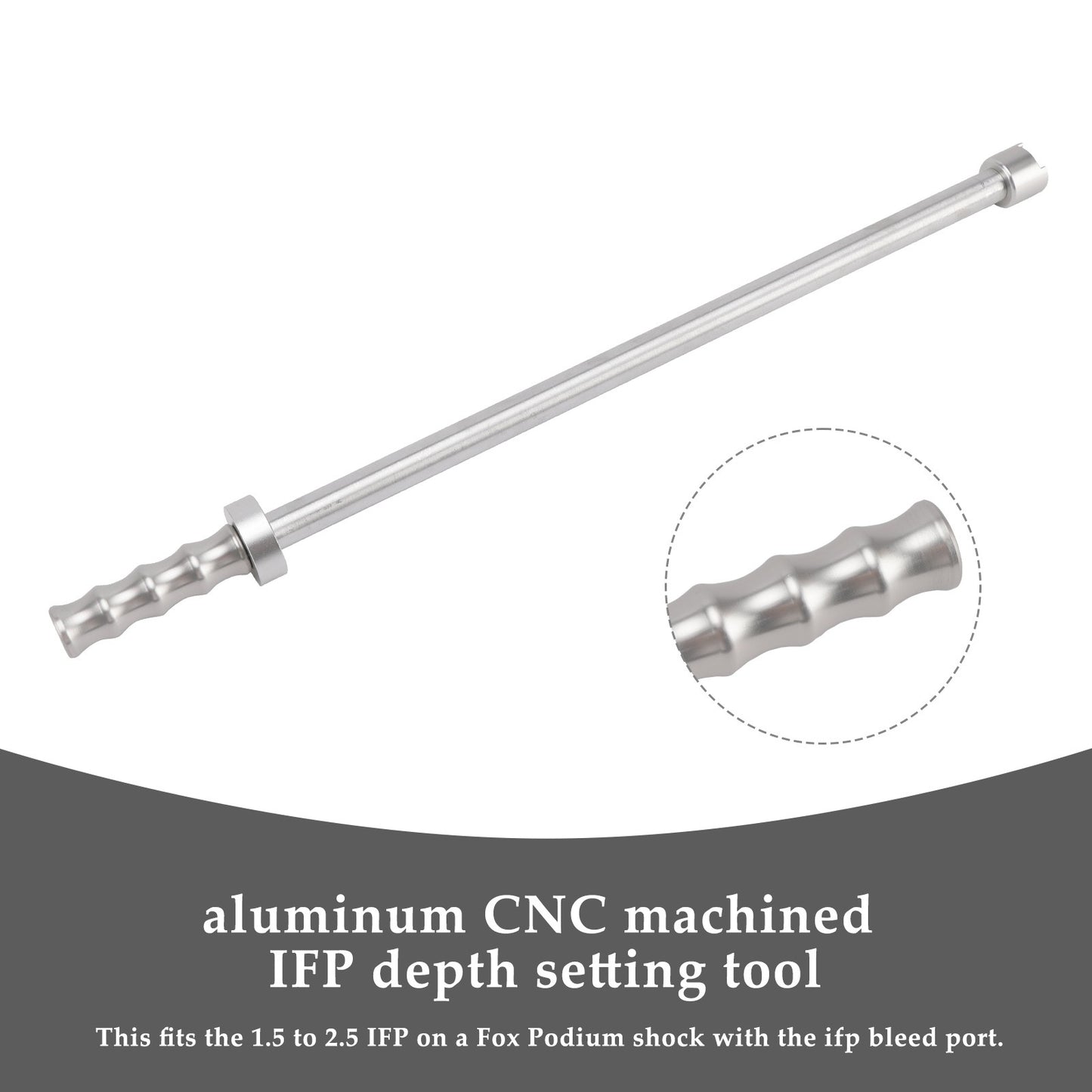 Adjustable IFP Depth Setting/Removal tool For Fox Podium 2.0 shock X3 RZR Turbo