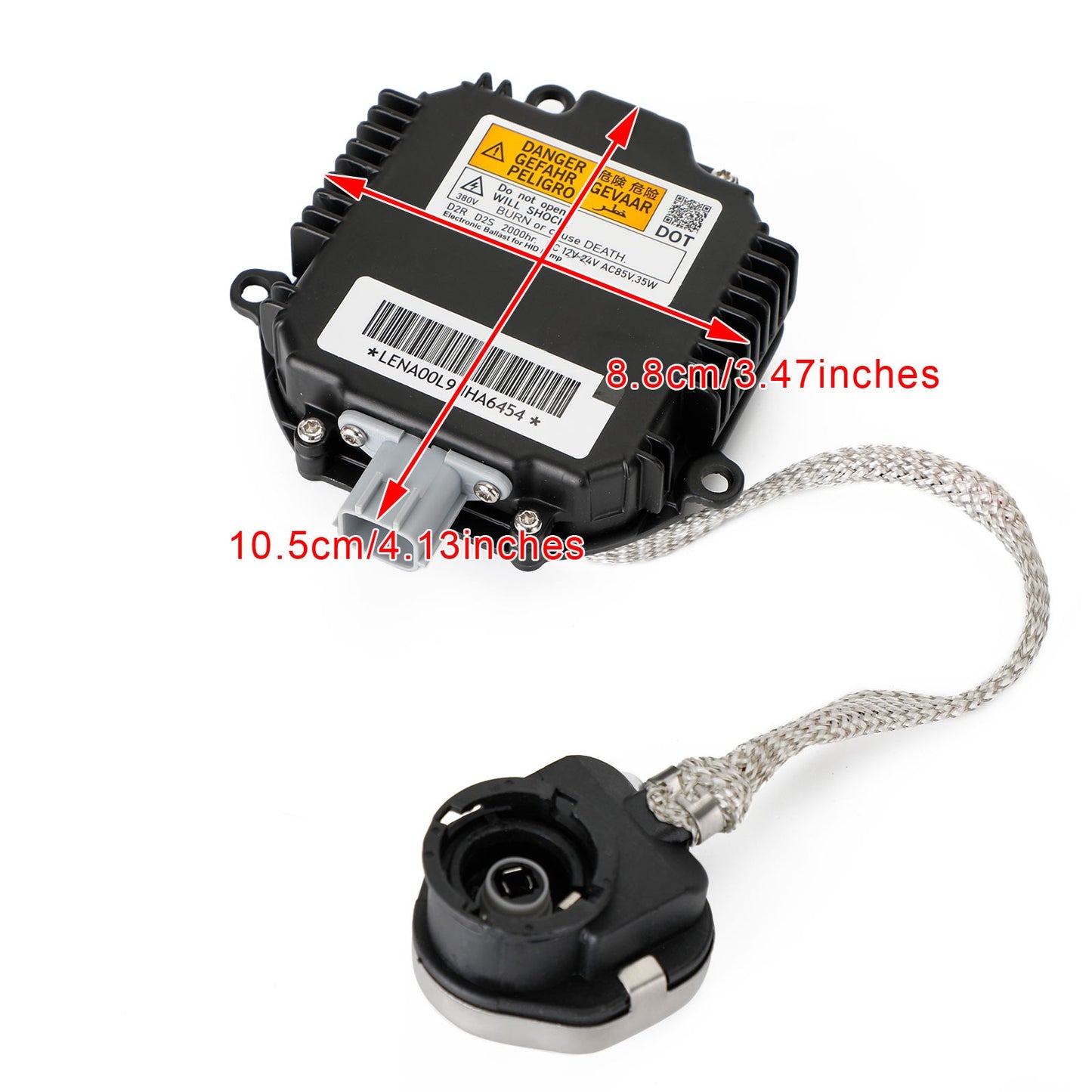 Xenon Ballast Igniter&HID D2S Bulb Kit Computer Control BBM5510H3 For Mazda 3 6