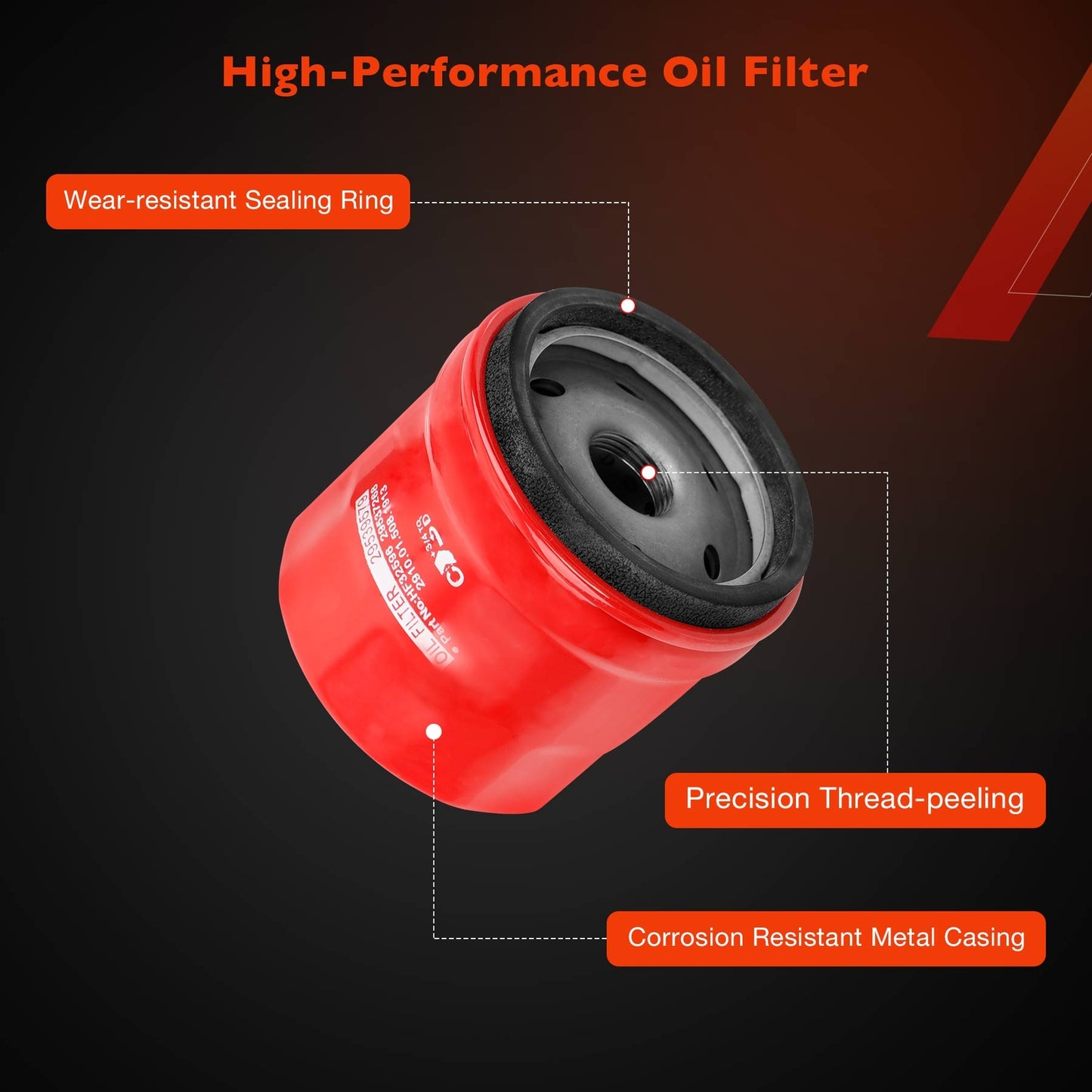TF950 Transmission Oil Filter Set For 01-10 GMC Sierra Chevy Silverado 2500 HD