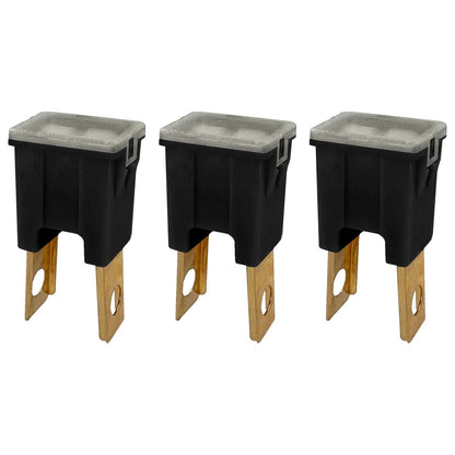 80A Straight Male Fuse Cartridge FLM PAL Auto Link for Car Truck RV SUV - 3 pk