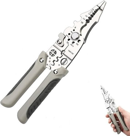 Multifunctional Adjustable Wire Stripper Cutter Crimper Terminal Tools Pliers US