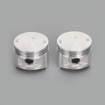 2 Set Piston Ring Pin Kit Std 49Mm For Yamaha Xv250 V-Star Virago Route 66 88-18