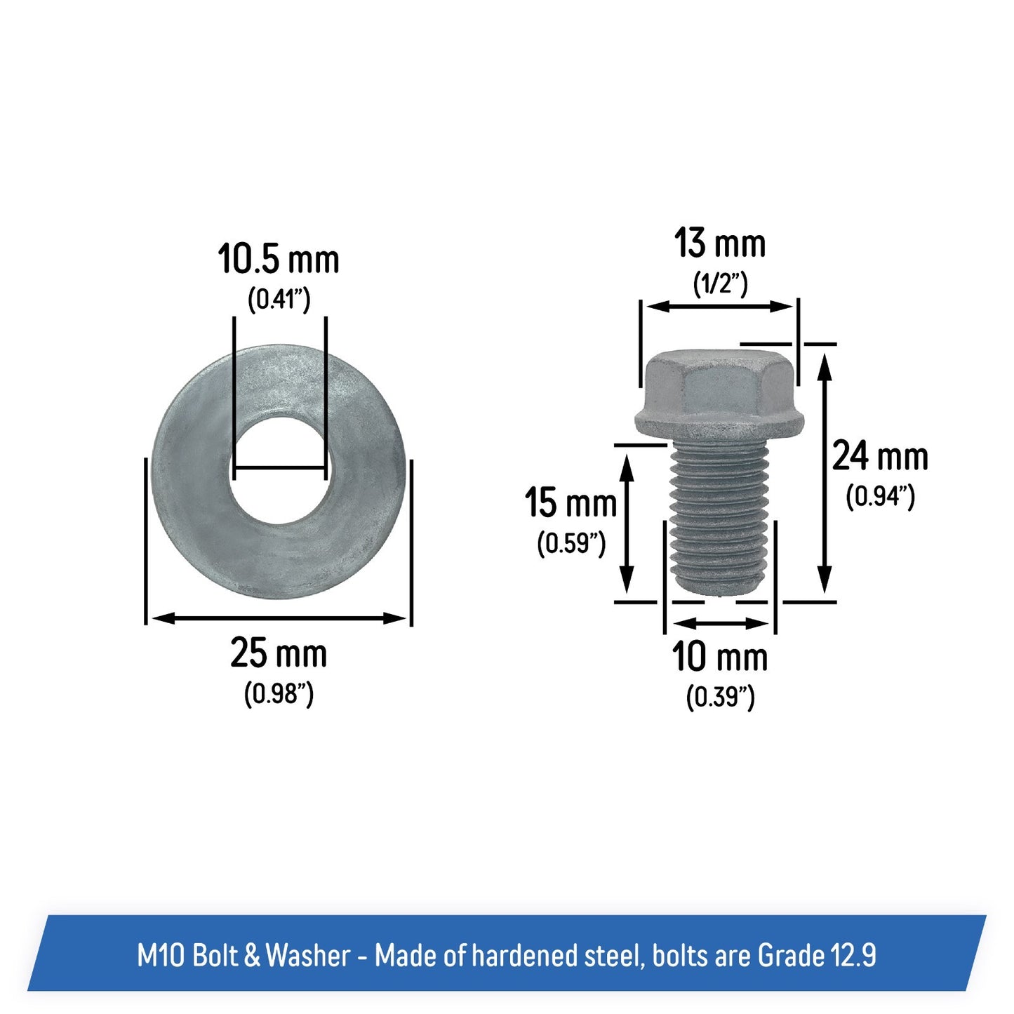 Drive Shaft Retaining Bolt Set with Washers for Can-Am ATV 250000615, 250000359