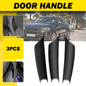 Black Inner Door Panel Handle Pull Trim Cover For BMW X5 X6 F15 F16 2014-2018 US