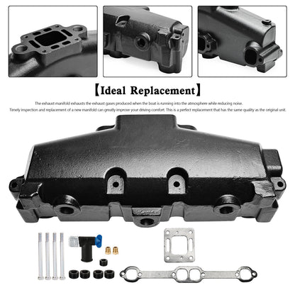 Marine Exhaust Manifold 18-1953-2 87114 860246 For MCM/MIE GM V8 (305, 377 CID)