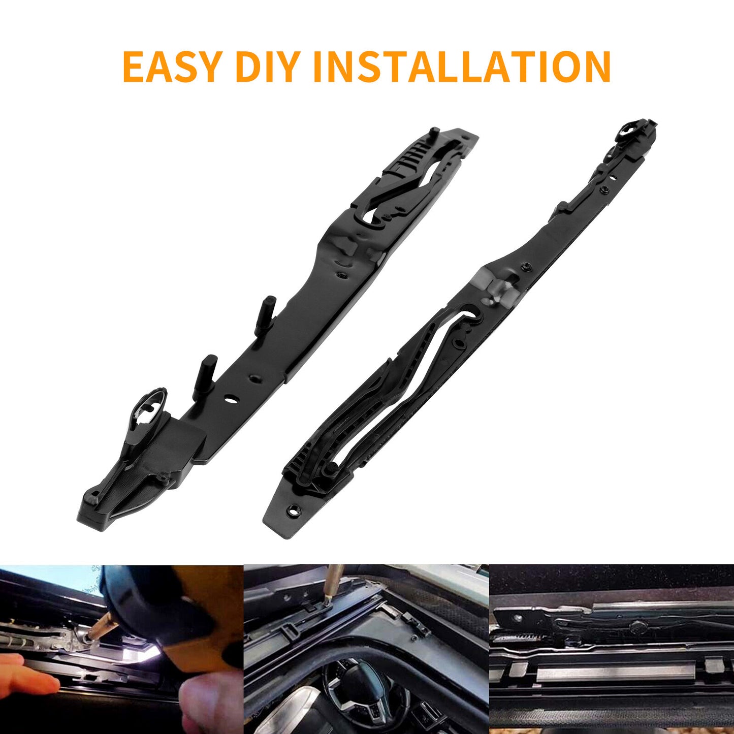 Sunroof Track Guide Rails Repair Kit Left ＆ Right for 15-24 Ford F150 Expedition