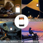 Solar Rechargeable LED Flashlight Power Camping Tent Light Torch Lantern Lamp US