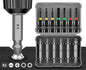 13PCS Damaged Screw Extractor Kit Broken Bolt Remover Tool with 7 Drill Bits Set