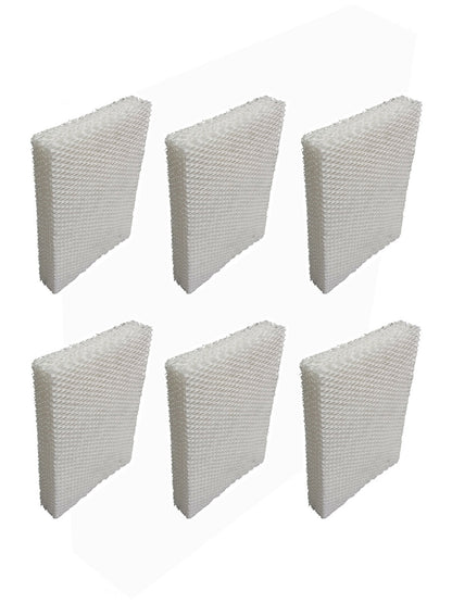 Solid Spare (6) EFP Humidifier Filter Wicks for Lasko Natural Cascade THF-8, THF8, L8