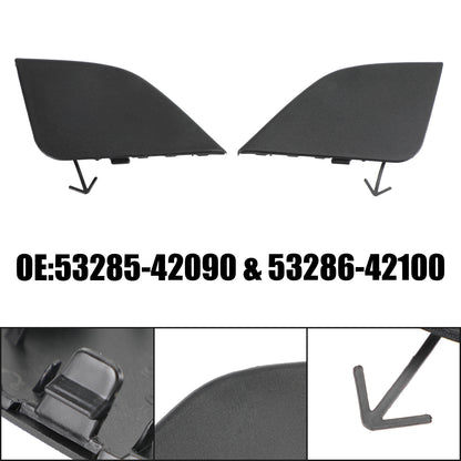 Right & Left Front Bumper Tow Eye Cap for Toyota Rav4 2016-2018