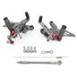 Aluminum Gray Rear Sets Footpegs Footrest For Kawasaki Z900 Z 900 2021 2022