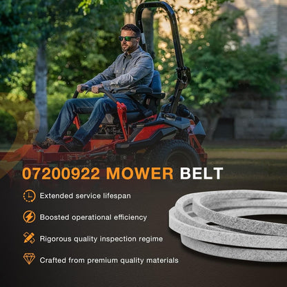 167" x 1/2" Deck Belt Fit For Gravely ZT XL Ariens Ikon Zero-Turn Mower 07200922