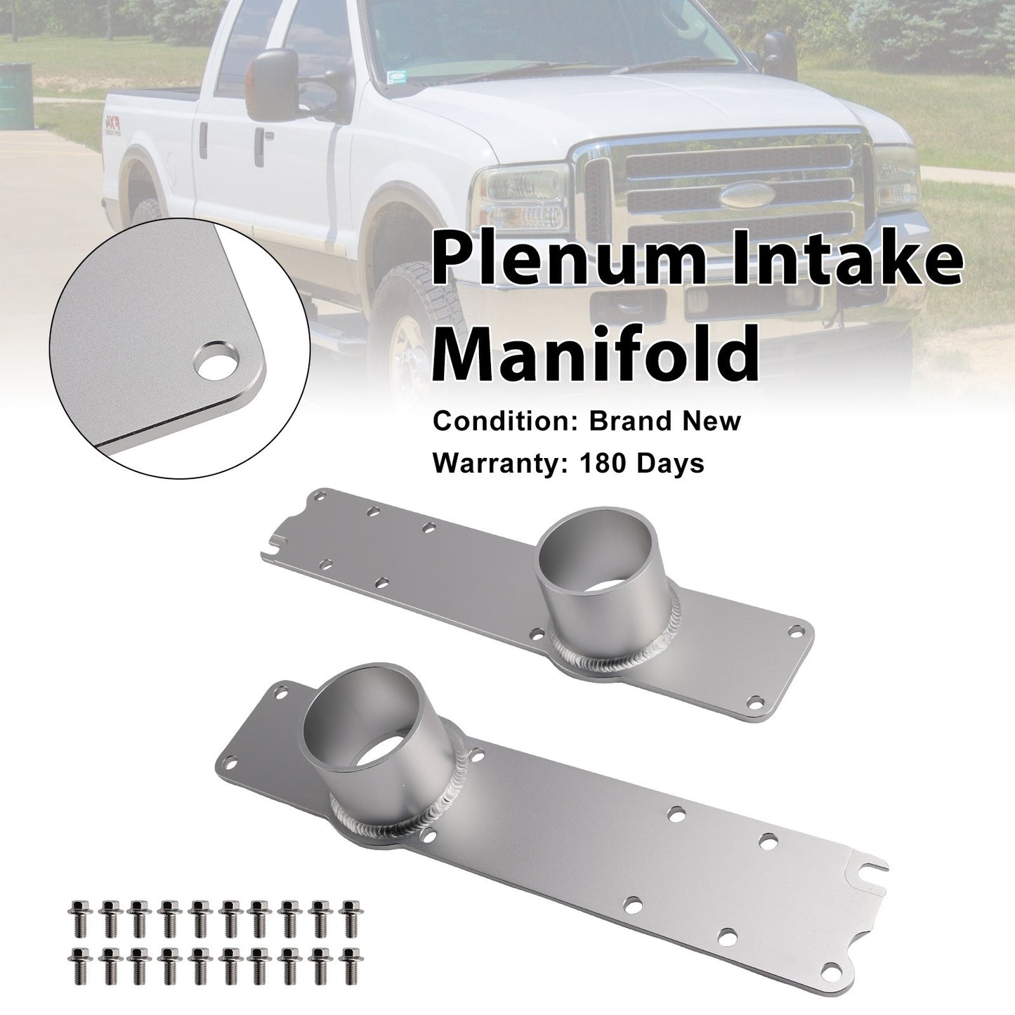 Aluminum Plenum Intake Manifold With Bolt Fit Ford Powerstroke 7.3L 99.5-03