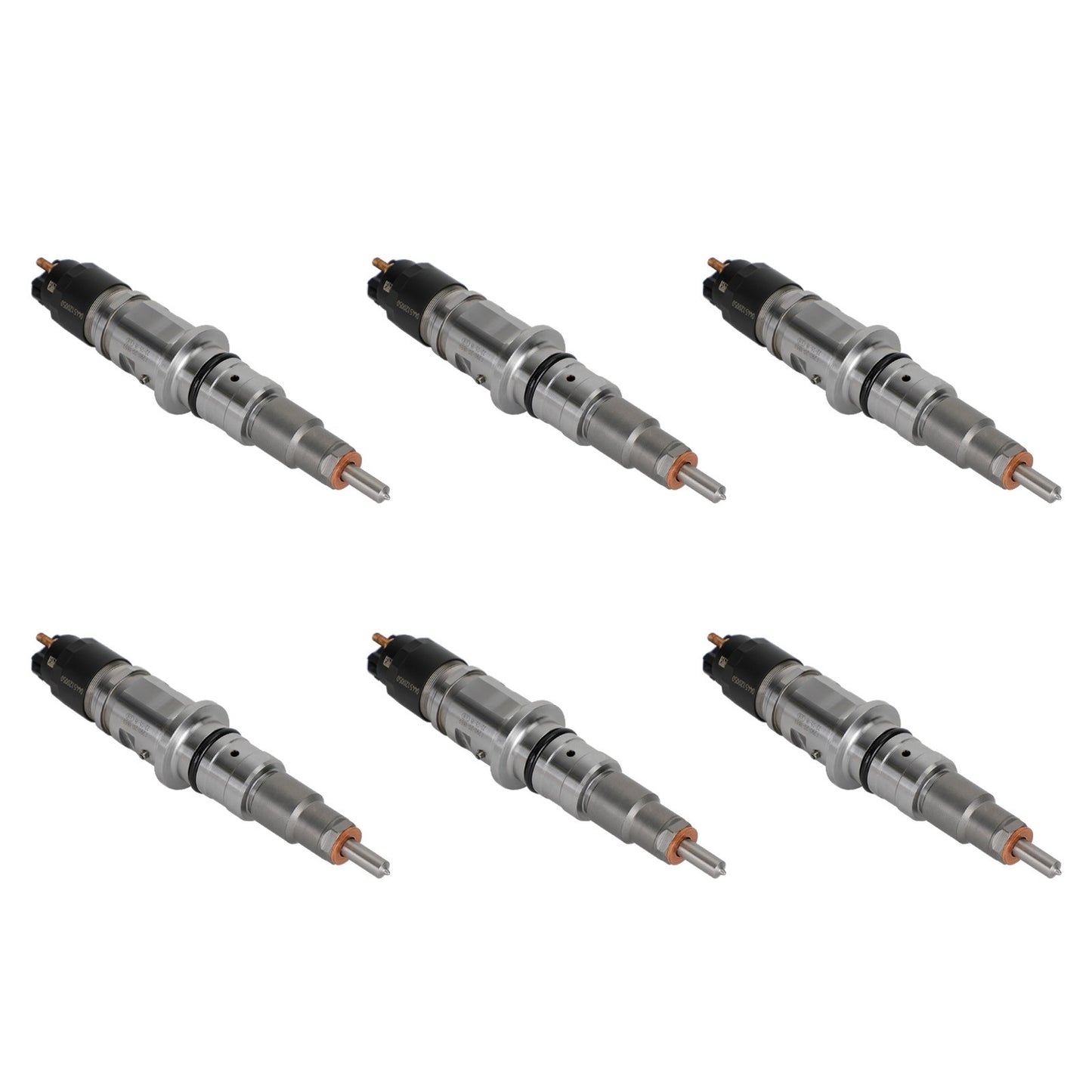 6PCS Common Rail Fuel Injector 0986435574 fit Dodge Cummins 6.7L 2013-2018