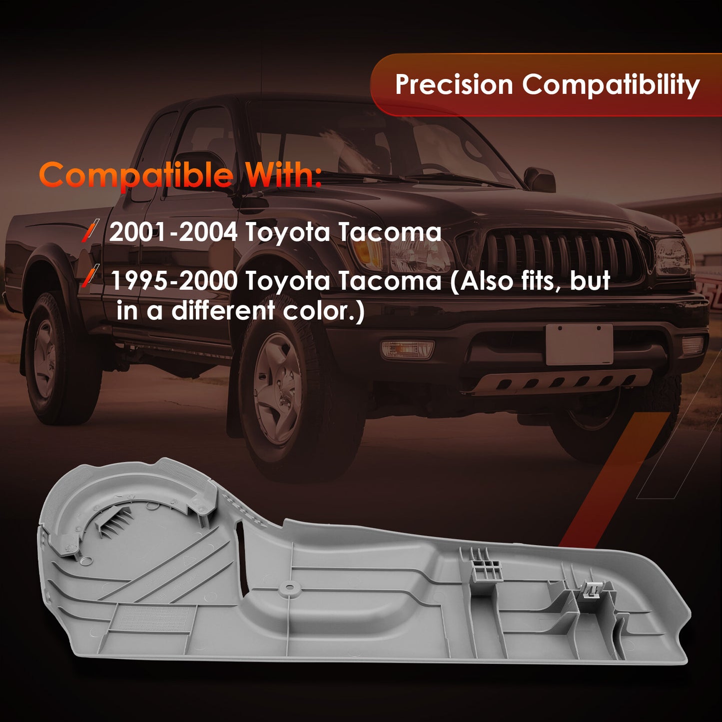 Seat Trim Panel Bezel Cover Driver Side Fit 1995-04 Toyota Tacoma 71812-04010-B2