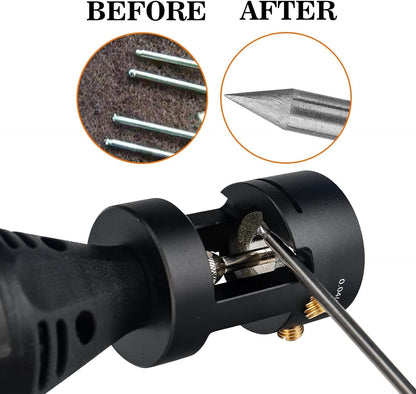 Tungsten Grinder Sharpener Multi-Angle Offsets Head Tool Set For TIG Welding