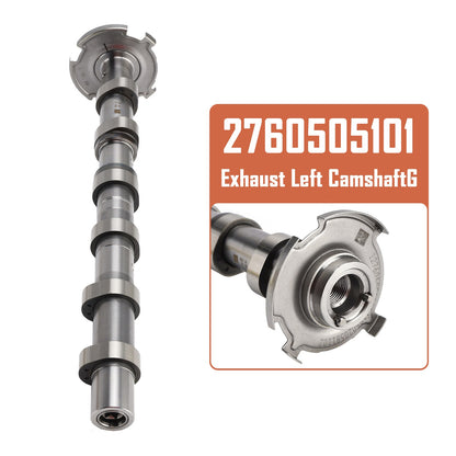 Exhaust Left Camshaft for Mercedes-Benz C400 C43 AMG E400 E43 AMG 2760505101