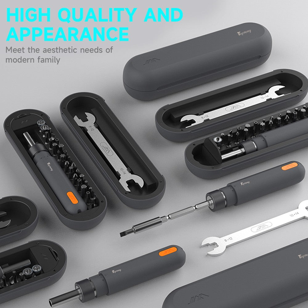 Ratchet Screwdriver Set 50Nm Torque 28-in-1 Multifunctional